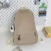 Mochila Ligera, Estilo Coreano Estilo Perezoso Bolsa Escolar para Estudiantes de Secundaria y Preparatoria Femeninas, Casual y Sencilla, Mochila de Viaje de Gran Capacidad