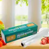 Faca Deslizante Descartável Tipo Lâmina Plástico Filme Alimentício Rasga-Fácil Transparente Doméstico Cozinha Refeição Plástico Filme