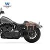 Carro musculoso Wolf adequado para Harley Luwei 117 bolsa lateral bolsa de lona bolsa para computador de negócios pasta modificação suporte de liberação rápida