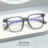 512 nuevo armazón de gafas ópticas liso ultraligero de polígono rojo neto moderno luz anti-azul armazón de gafas lisas
