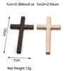 Cruz de madeira maciça para decoração de parede, ideal para pendurar na igreja ou como presente. Enfeite de parede para sala de estar, em madeira multicolorida. Artesanato religioso.