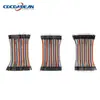 Linha de vestido 40p Linha DuPont 10cm Terminal de linha de vestido Cabo arco-íris Fêmea para Fêmea Macho para Fêmea Macho para Macho