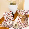 Wx213 Papel Copia Mariquita Siete Estrellas 17g Caramelo de Regalo Papel de Envoltura a Prueba de Humedad Mariquita Decorativa Papel Pera