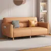 2024 Novo Sofá-Cama Sala de Estar Pequeno Apartamento Apartamento Tecido Sofá Pequeno Quarto Estilo Celebridade da Internet Quarto de Aluguel Pessoa Preguiçosa Madeira