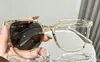 Nuevas Gafas de Moda Cuadradas Simples de Uña de Arroz Transfronterizas Marco Completo Estilo Tendencia Marco Plano Gafas Anti Luz Azul Marco Facial Liso