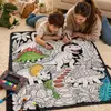 Mantas con estampado digital, mantas gruesas de felpa al por mayor, mantas de franela para sofá, diseños modernos de graffiti, tapices para sofá de venta caliente transfronteriza