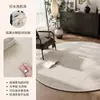 Tapete redondo de imitação de sisal para sala de estar, novo modelo 2026, lavável à máquina, adequado para uso doméstico, estilo vintage, para salas e quartos, também pode ser usado como tapete de cadeira