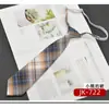 JK Estilo Universitário Japonês Gravata de Xadrez Listrada Gravata Borboleta Uniforme Pequenos Acessórios Outlet de Fábrica em estoque