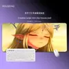 Mouse Pad Grande, Extra Grande Resistente a Manchas Katyia Borda com Trava Espessado Antiderrapante Teclado Pad Mesa de Computador para Escritório e Jogos