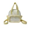 Bolso de Mano Versátil Japonés Estilo Universitario Casual Mochila Transparente Trendy Ins Bolso Cruzado para Estudiantes