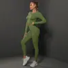 Conjunto Europeu e Americano de Yoga Sem Costura Pêssego Justo Conjunto de Roupa de Yoga Esporte Corrida Fitness Duas Peças Feminino