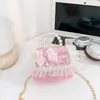 Bolso de Mano de Moda Infantil con Lentejuelas de Perla Niñas 2026 Nuevo Mini Billetera para Monedas Combinación con Ropa Infantil Bolso Cruzado de Princesa
