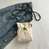 Bolsa de teléfono ligera de lona para mujer, minibolso, nuevo y versátil bolso cruzado casual de tela Oxford para mujer