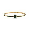 Pulsera de moda transfronteriza pulsera de joyería para mujer pulsera acero inoxidable con taladro hueco hebilla de acero titanio joyería simple coreana