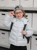 Nueva Chaqueta de Plumón para Niños Mediana y Grande 2026, a Prueba de Agua, Nieve y Viento, Nuevo Estándar Nacional, 90% Plumón de Pato Blanco, Ultra Suave, con Capucha, para Niñas
