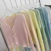 Cardigã de Seda Gelo Fino com Amarração Lateral para Proteção Solar, Xale Feminino Combinado com Vestido Slip, Camisa para Ar Condicionado, Top de Tricô