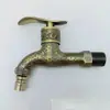 Torneira em Forma de Dragão para Tanque de Lavar Chão de Varanda, Torneira de Água Universal Antifurto Montada na Parede, Torneira de Cobre Antigo, Abertura Rápida