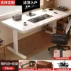 Mesa de madeira maciça, mesa de computador para casa, mesa de escritório, penteadeira para quarto de menina, escrivaninha para casa de aluguel, mesa retangular