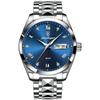 Reloj para hombre con doble calendario luminoso, resistente al agua e importado con certificación suiza de una generación de cabello.