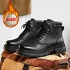 Botines amarillos transfronterizos, nueva colección otoño/invierno 2026, estilo casual versátil, forrados de felpa para abrigar, antideslizantes, botas de montaña para exteriores, modernos