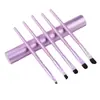 Set de Brochas de Maquillaje de 5 Piezas Personalizado, Superventas Transfronterizo, Rubor de Maquillaje Portátil, Brocha para Base, Brocha para Sombra de Ojos, Herramienta de Pincel para Cejas
