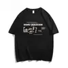 Comércio Exterior Transfronteiriço Novo Design de Verão Estampa de Desenho Animado de Nicho Tops Masculinos Tendência de Manga Curta Roupas Masculinas de Manga Curta de Verão