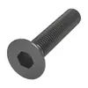 Tornillos de Cabeza Avellanada de Acero al Carbono de Alta Resistencia Grado 10.9, con Zócalo Hexagonal, Acabado de Óxido Negro, Tornillos de Máquina de Cabeza Cónica M2M3M4M12
