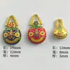 Liga Colorida Preservada Dourada Família Besta Devoradora de Ouro Pingente Três Peças Charme Pulseira Colar DIY Bebê Acessório Besta Devoradora de Ouro