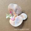 Filme Cabeça de Flor Phalaenopsis Impressa em 3D 12cm Lembrancinha de Casamento Decoração de Caixa de Doces Flor de Casamento Decoração Floral