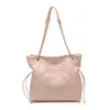 Bolsa de ombro feminina estilo Chanel fashion elegante com padrão de diamante, nova chegada Primavera 2026, grande capacidade, corrente de temperamento, bolsa transversal