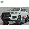 Adequado para peças decorativas anti-riscos e resistentes ao desgaste do arco da roda da carroceria da picape Hilux Revo 2021