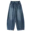 Jeans Plateados Brillantes Estilo Coreano Otoño Nuevo para Niñas Estudiante Niños Grandes Primavera y Otoño Pantalones de Guadaña Holgados Pantalones de Pierna Ancha Adelgazantes
