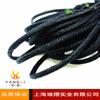 Corda de cordão de cera de algodão puro bolsa redonda plana corda chapéu bolsa de calça fivela apertada corda colorida DIY feito à mão corda de cera