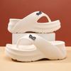 Chanclas de mujer para verano, exteriores, playa, pies sin mal olor, sandalias, para casa, resistentes al desgaste, que aumentan la altura, antideslizantes, combinan con todo, pantuflas de alta gama