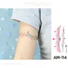 Tengo Gama Completa de Calcomanías de Tatuaje de Flores Sencillas Calcomanías de Tatuaje Impermeables Realistas Fábrica Social de Rosas Venta al por Mayor Calcomanías de Tatuaje Oscuro