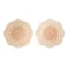 Protectores de pezón transpirables del mismo estilo que Jiaoxia, adecuados para vestidos de novia de mujer, protectores de pezón invisibles para verano anti-transparencias, no es necesario usar sujetador, protectores de pecho de silicona