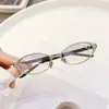 Óculos de Sol Marrom Claro Estilo Coreano Cat-Eye Y2K Hot Girl para Mulheres, Óculos de Sol Futuristas de Alta Qualidade Tendência para Homens
