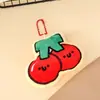 Desenho Animado Comida Hambúrguer Batata Frita Queijo Pelúcia Pequeno Pingente Expressão Fofa Charme de Bolsa Pequena Acessórios de Estudante Pequeno Presente