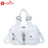 Angelkiss Bolsa de Mano Casual Retro Lavada Multifuncional Gran Capacidad Nicho Hombro Único Cruzada