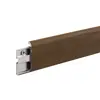 Zoclo de Aleación de Aluminio Jicheng Ultradelgado Extremadamente Estrecho 4cm 6cm Borde Recto Invisible Color Madera Zoclo Metálico de Gama Alta