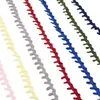 Venta al por mayor del fabricante Pestaña de botón elástica colorida Ropa para vestido Banda elástica en la parte posterior del cuello Hebilla de encaje Hebilla de collar de sombrero extraíble