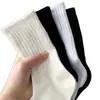 Calcetines Deportivos para Hombre y Mujer, Antibacterianos, de Longitud Media, Color Sólido, Transpirables, Absorbentes del Sudor, Anti-Olor, Absorbentes del Sudor, Calcetines Deportivos para Hombre de Otoño e Invierno hasta la Pantorrilla
