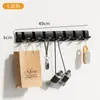 Gancho Plegable Invisible Negro Dorado Gancho para Ropa Montado en Pared Gancho para Puerta sin Taladro Gancho para Toallas de Baño Gancho para Ropa de Almacenamiento Montado en Pared
