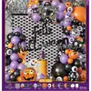 Feliz Halloween Set de Globos de Halloween en Español Suministros para Decoración de Fiestas Amazon Transfronterizo