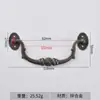 Novo Móvel Chinês Armário Antigo com Gavetas Porta Alça Clássica Listrada Alça de Liga de Zinco Acessórios de Ferragens para Bagagem
