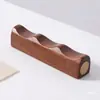 Descansador de Pinceles de Cobre Incrustado para Caligrafía Portapinceles de Madera Verdadera Soporte Descansador de Pinceles Soporte Portapinceles Pesa Papeles Creativo