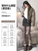 Falda Corta Gris para Mujer, Nuevo Estilo Otoño/Invierno 2026, Falda Lápiz de Lana de Cintura Alta Ajustada en Línea A para Figuras Pequeñas