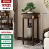 Sala de estar Andar de pé Flor rack Familiar Flower Pot Bracket Não sólido Ornamentos de madeira rack Novo estilo chinês Flower Table Plant Rack