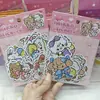 Pack de Pegatinas de Dibujos Animados de Celebridades de Internet, Pegatinas de Comida, Pegatinas de Dibujos Animados Lindas, Decoración Impermeable para Diario DIY, Pegatinas para Equipaje