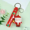 Chaveiro do Papai Noel Transfronteiriço Pingente de Carro Pingente de Chaveiro de Bolsa Presente de Natal de Alto Padrão
